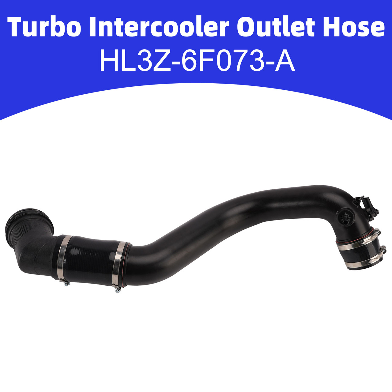 HL3Z-6F073-A Turbo Intercooler Outlet Hose Pipe Tube for Ford F-150 3.5L 17-20
