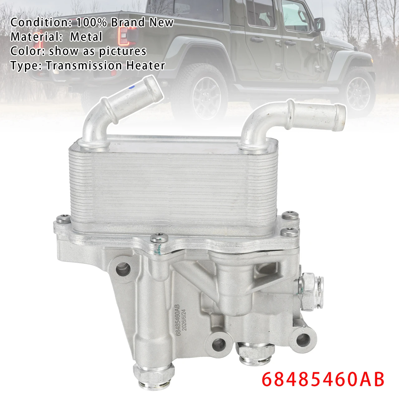 68485460AB Transmission Heater For Jeep Gladiator Dodge Durango 3.6L 2021-2025