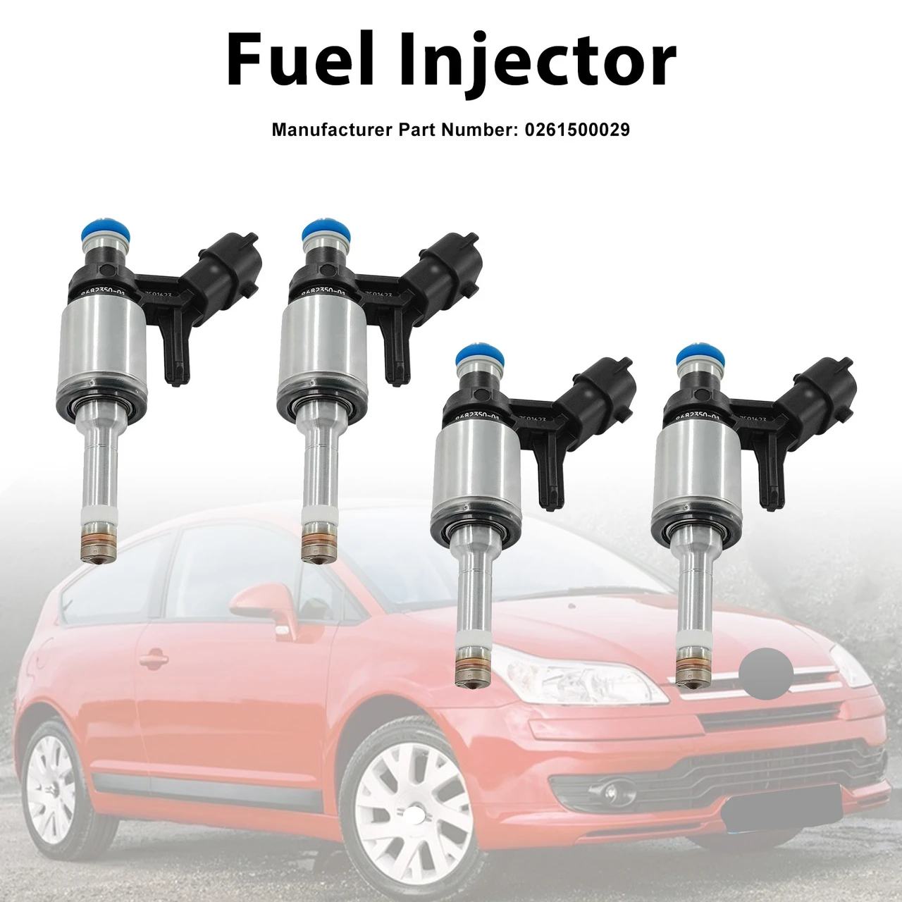 4Pcs Fuel Injector For Peugeot 207 2006-2013 308 CC 2009-2014 0261500029