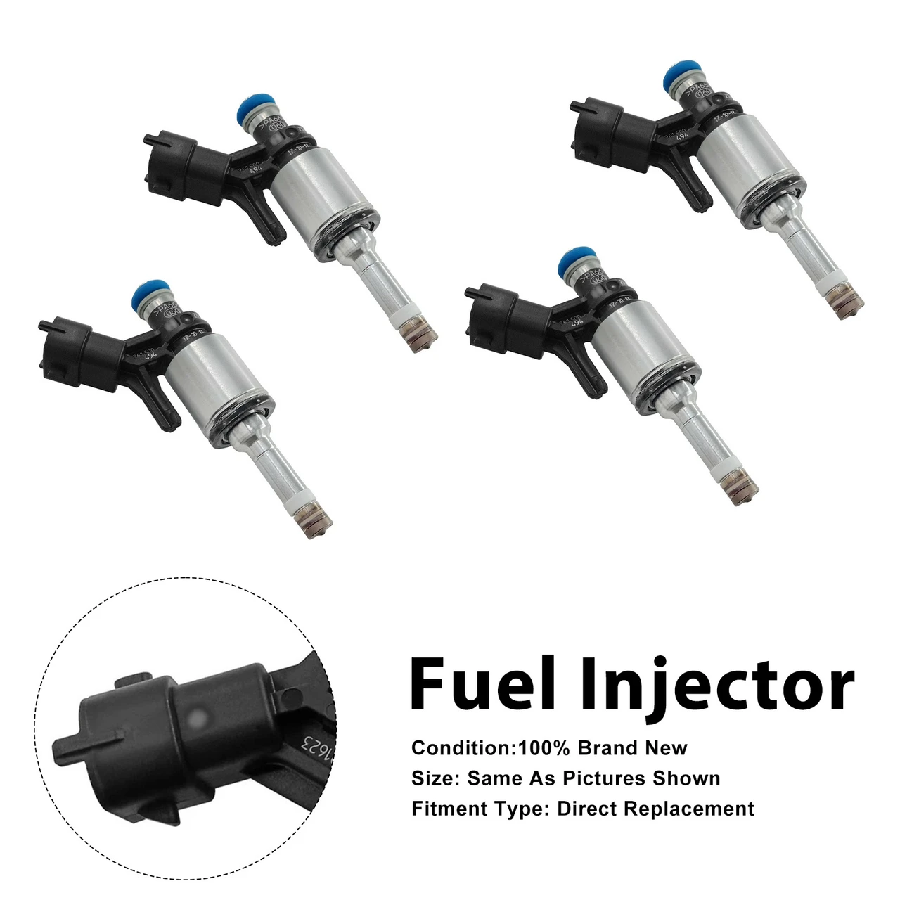 4Pcs Fuel Injector For Peugeot 207 2006-2013 308 CC 2009-2014 0261500029