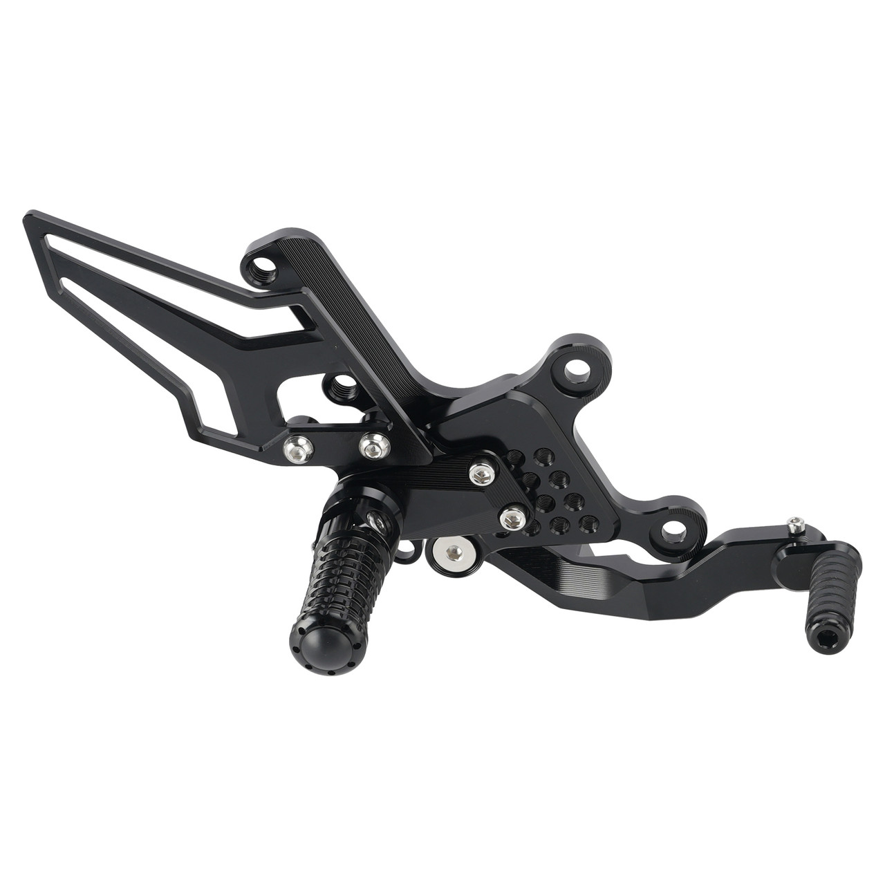 Racing Adjustable Rearsets Foot Pegs Black For Yamaha MT09 MT-09 2024 2025 2026