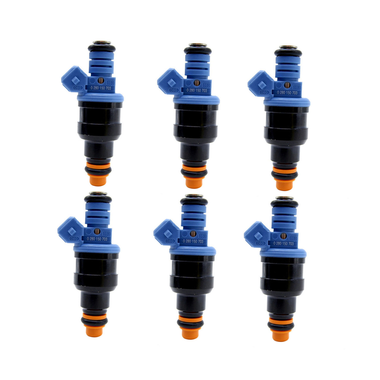 6Pcs Fuel Injector For Alfa Romeo 155 1992-1997 156 1997-2001 0280150703