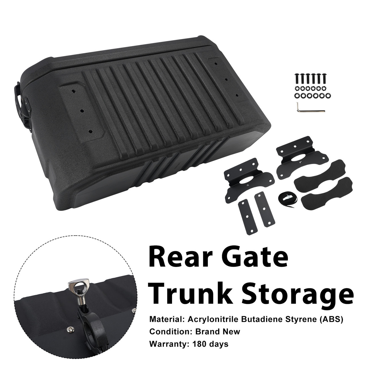 Rear Storage Box Rear Gate Trunk Storage Fit Suzuki Jimny JB64 JB74 2019-2026