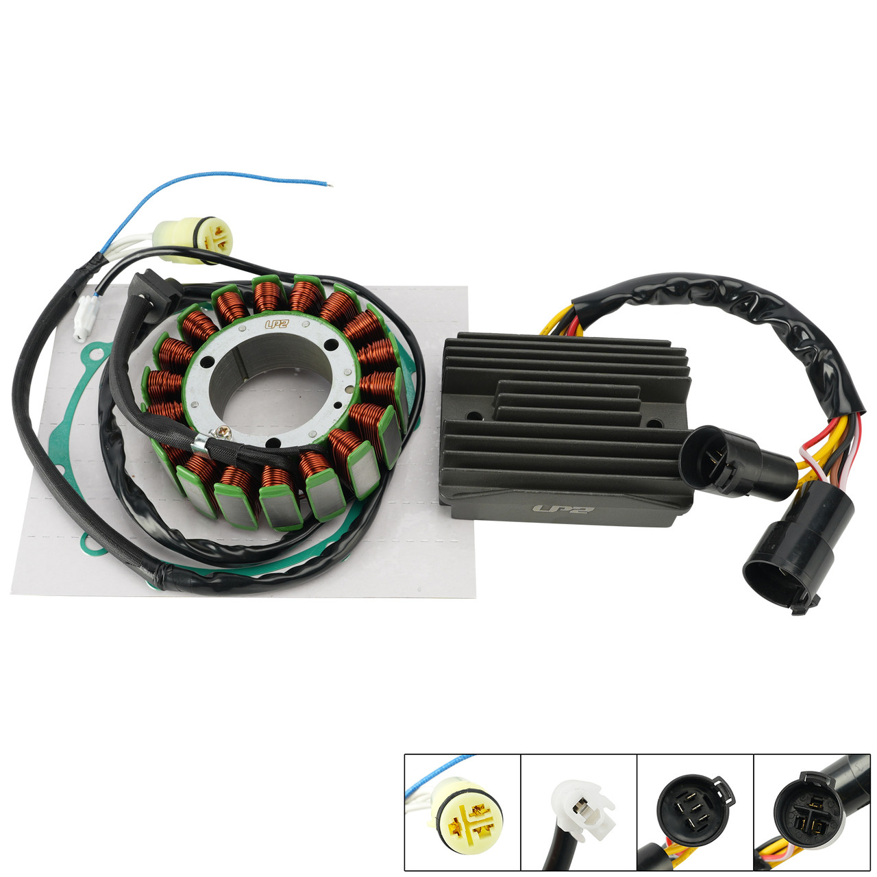 Stator Regulator Rectifier with Gasket For Kawasaki ZX12R Ninja ZX1200 2000-2001