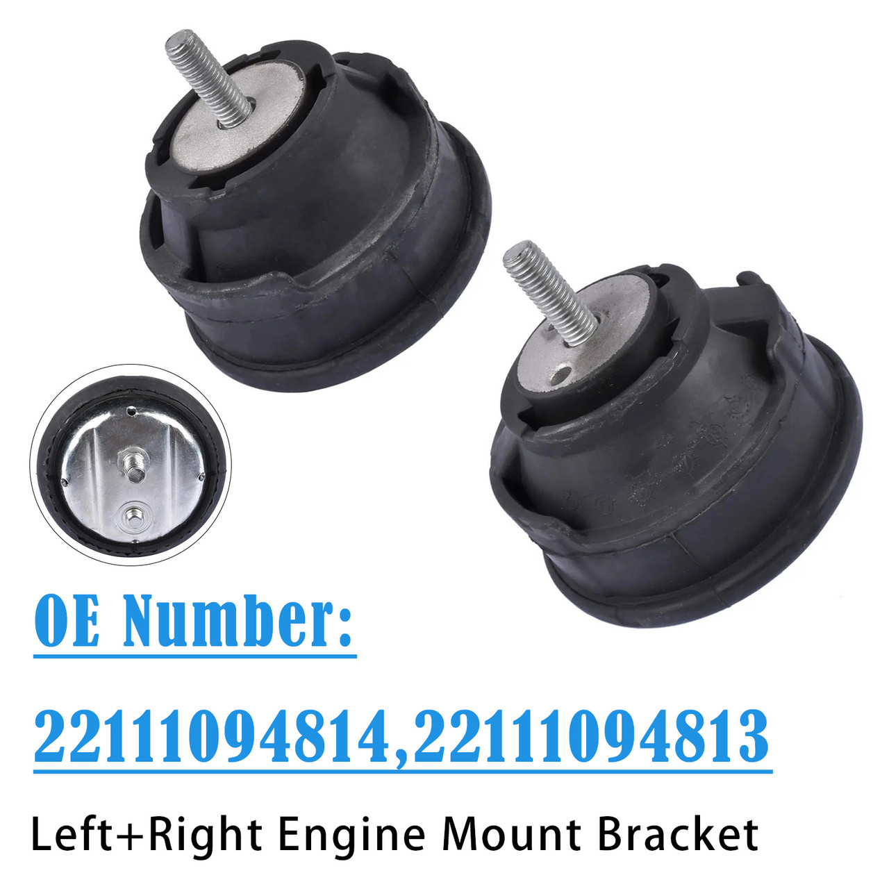 2PCS Left+Right Engine Mount Bracket For BMW 3 Series Z4 E85 E86 E46