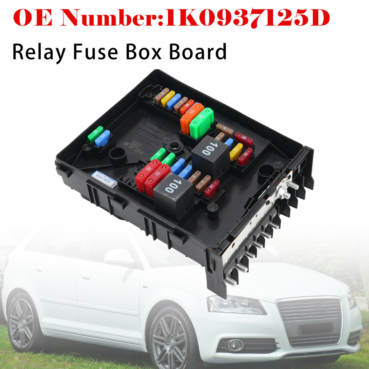 Relay Fuse Box Board 1K0937125D For VW Jetta Golf MK5 Eos Rabbit Audi A3
