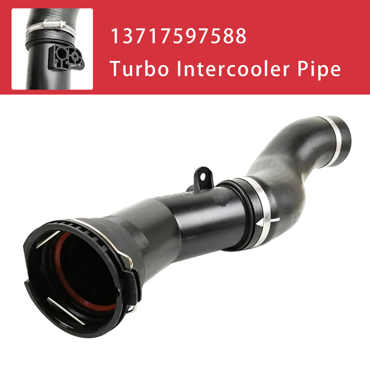 13717597588 Turbo Intercooler Pipe Hose for BMW 1 3 Series F20 F21 F30 N13