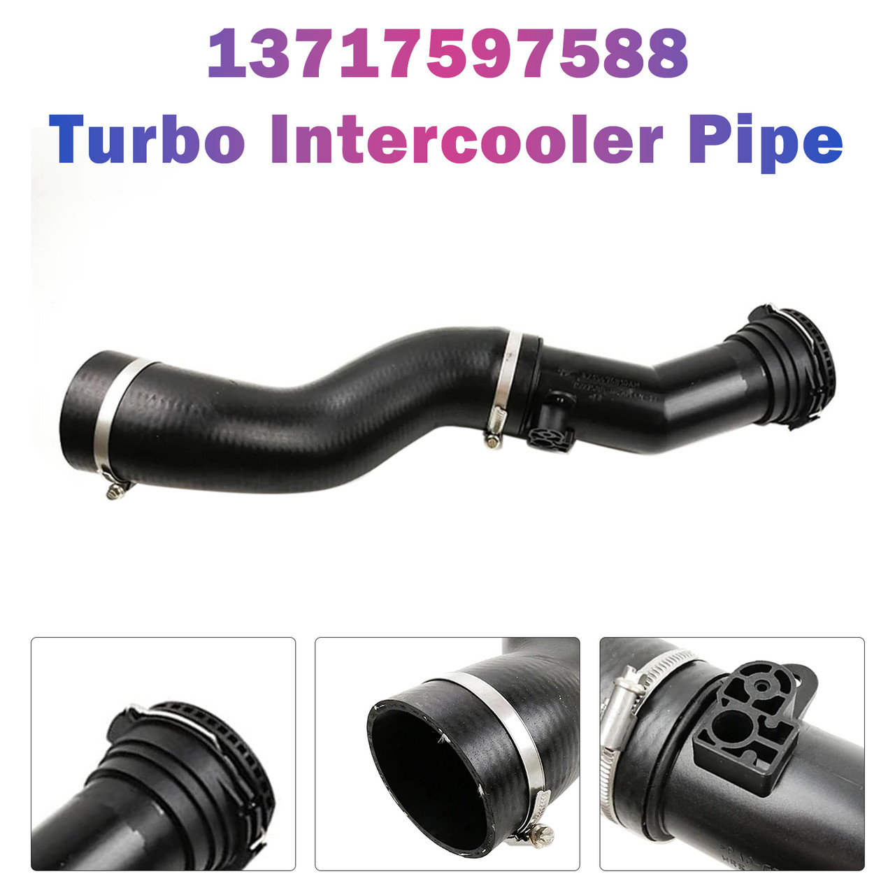 13717597588 Turbo Intercooler Pipe Hose for BMW 1 3 Series F20 F21 F30 N13