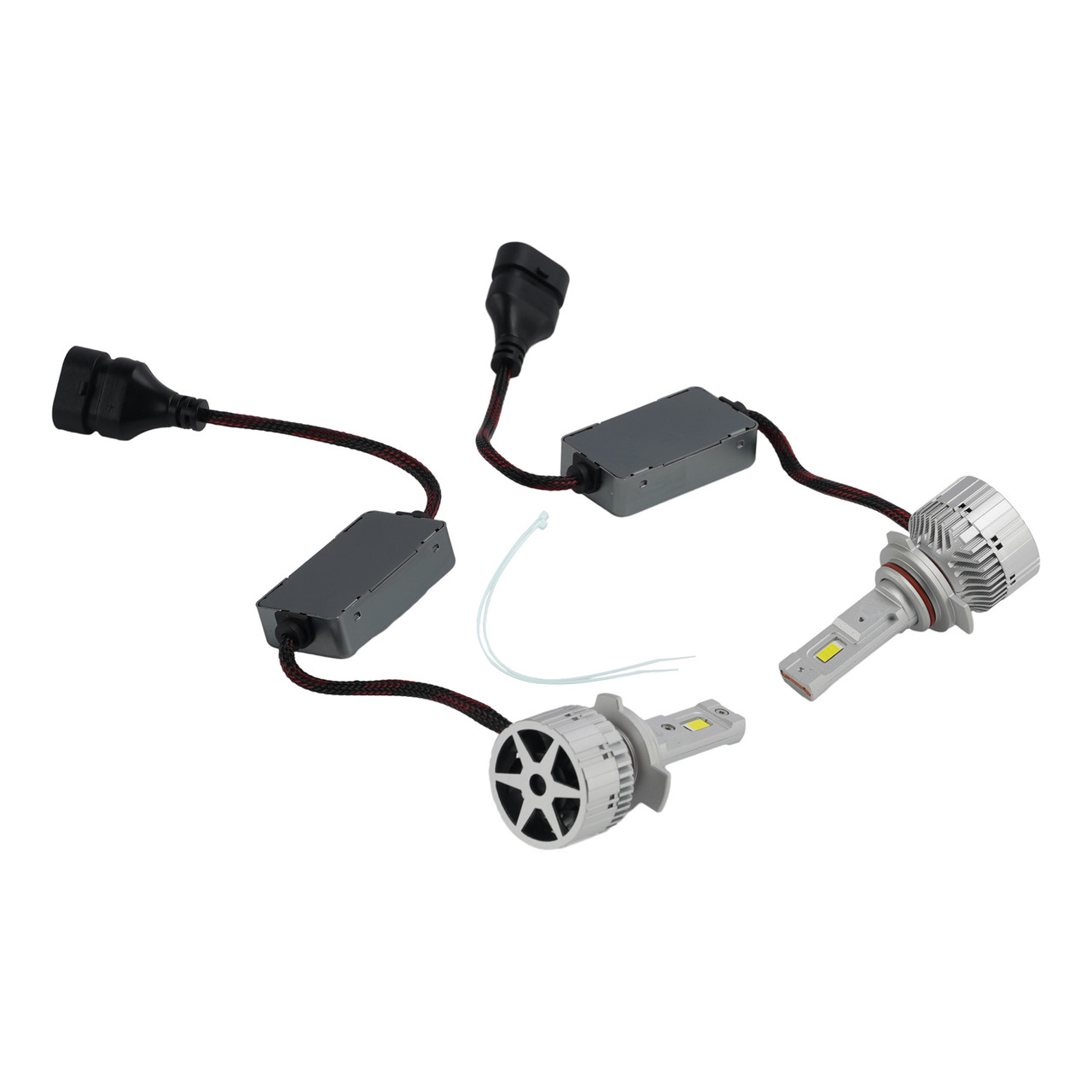 LED Headlight Bulb Kit High Low Beam Lamp HIR2 9012 12V 75W 6500K For HELLA