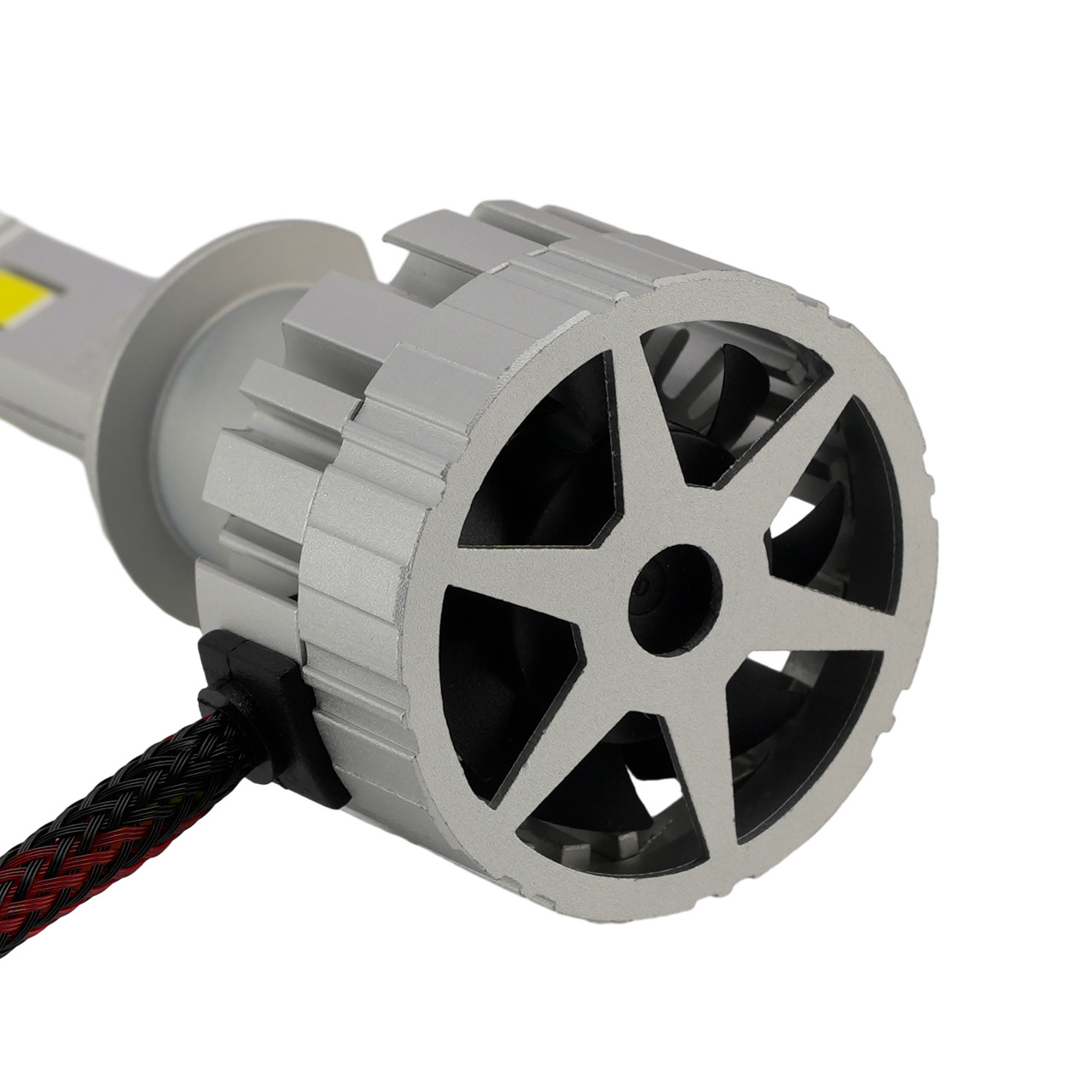 LED Headlight Bulb Kit High Low Beam Lamp H1 12V 75W 6500K For HELLA