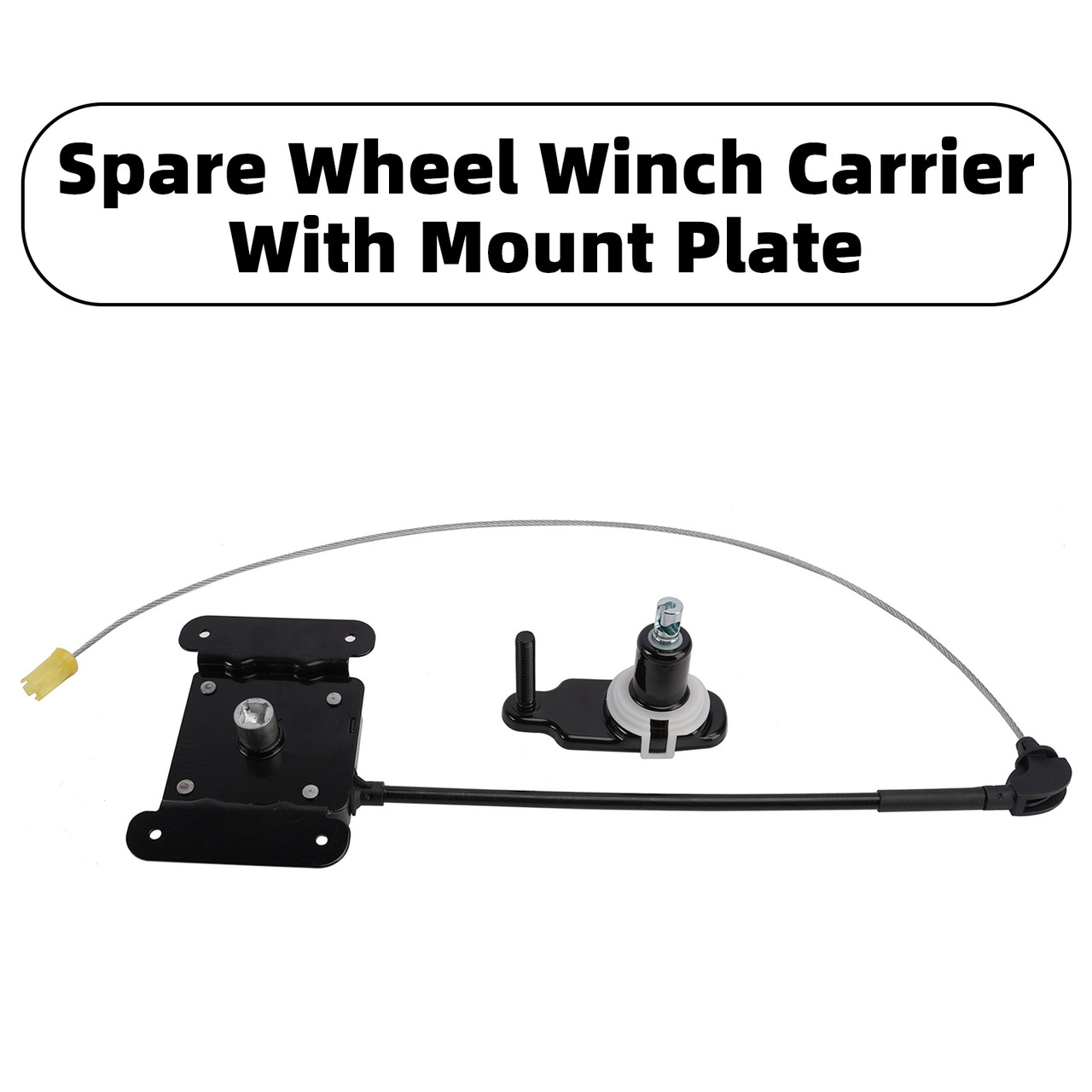Spare Wheel Winch Carrier With Mount Plate for Ford Transit MK8 Custom
