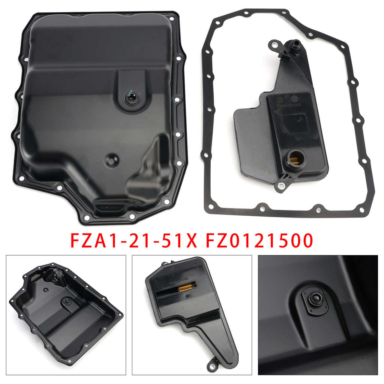 Transmission Oil Pan W/Gasket＆Filter Kit For Mazda 3 2.0L 2.5L 2012-2018