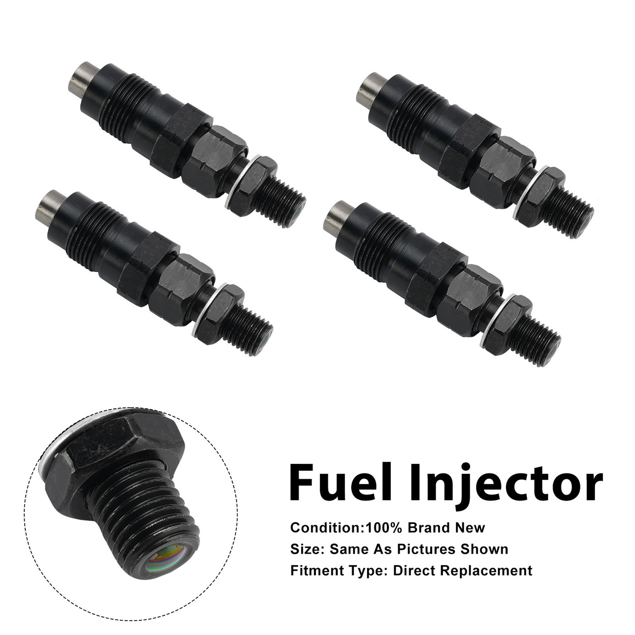 4Pcs Fuel Injector For Kia Pregio TB 2.7D 2002-2006 105078-0140 1050780140
