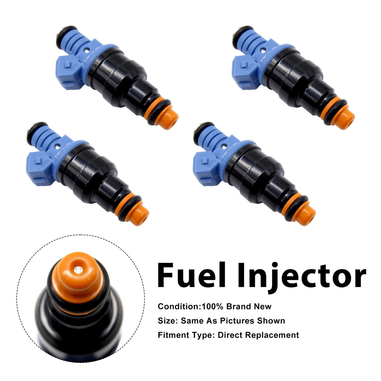 4Pcs Fuel Injector For Rover 75 1999-2005 For MG MGF 1995-2002 0280150703