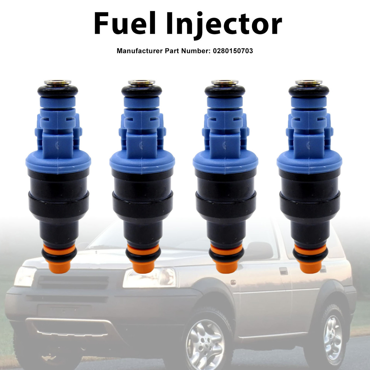 4Pcs Fuel Injector For Rover 75 1999-2005 For MG MGF 1995-2002 0280150703