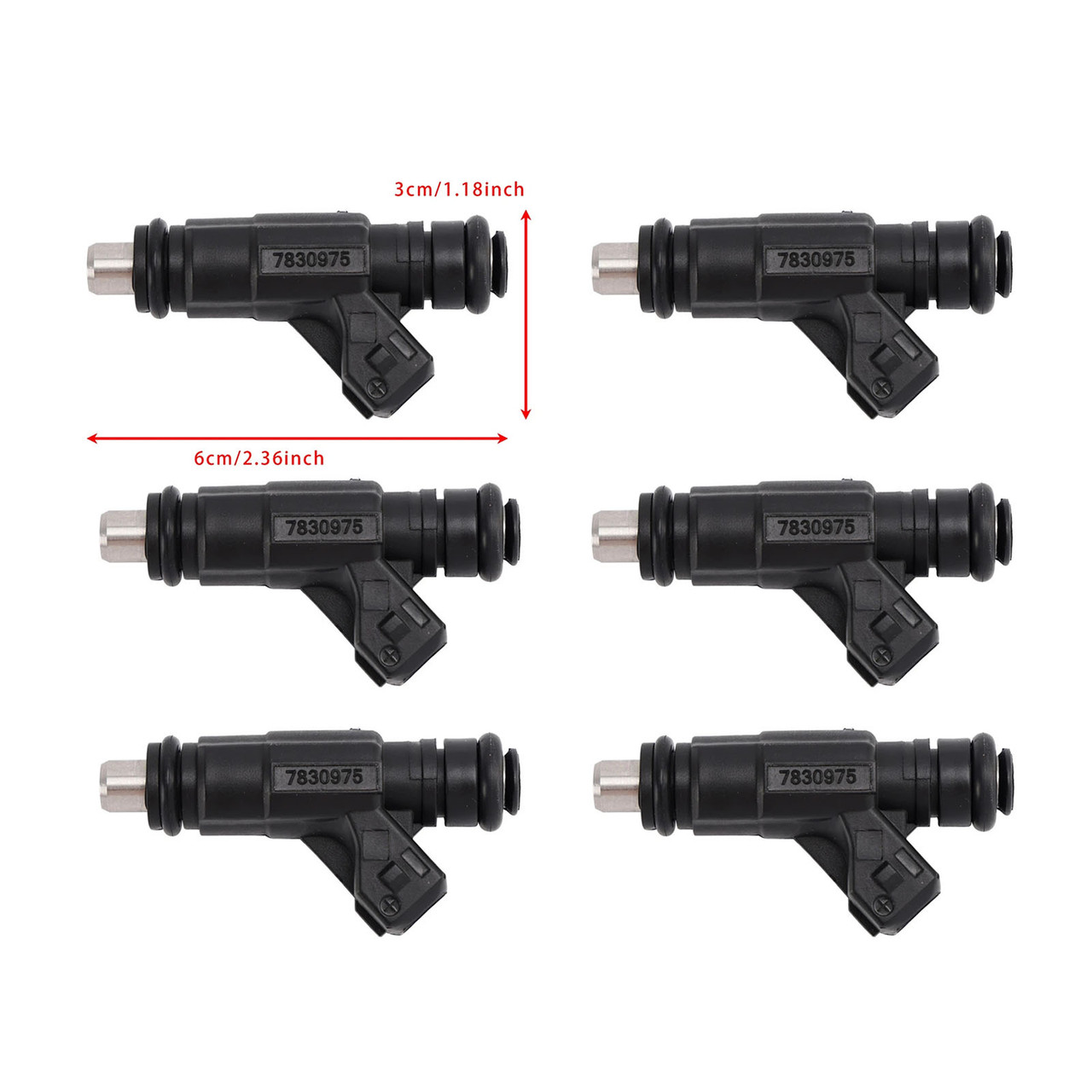 6Pcs Fuel Injector For BMW 3 Series M3 2000-2006 Z3 2001-2003 0280156052