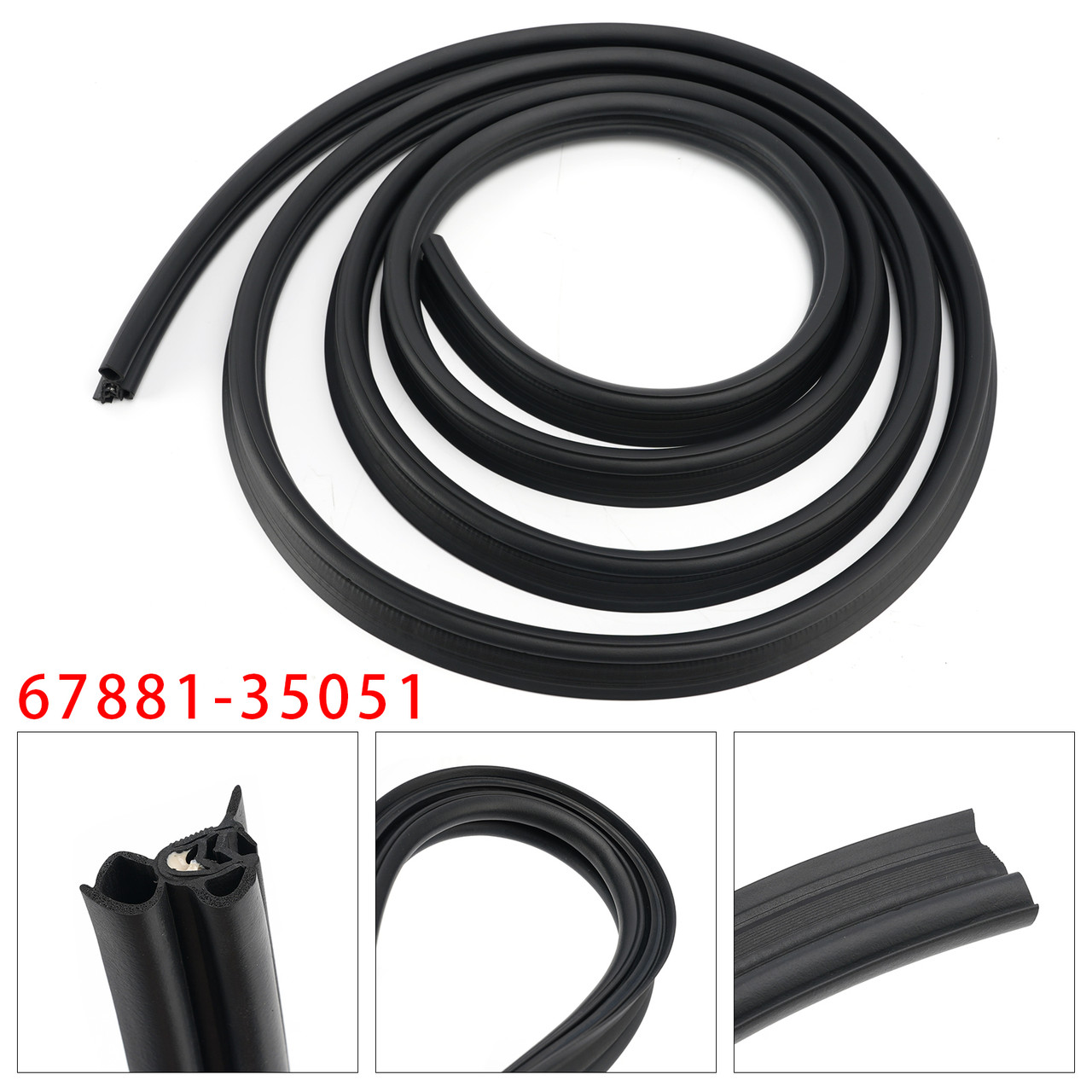 Back Door Weatherstrip 67881-35051 For Toyota FJ CRUISER GSJ1 2007-2014