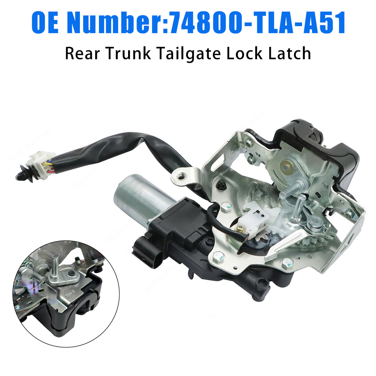 Rear Trunk Tailgate Lock Latch 74800-TLA-A51 for Honda CR-V 17-22 Odyssey 18-23