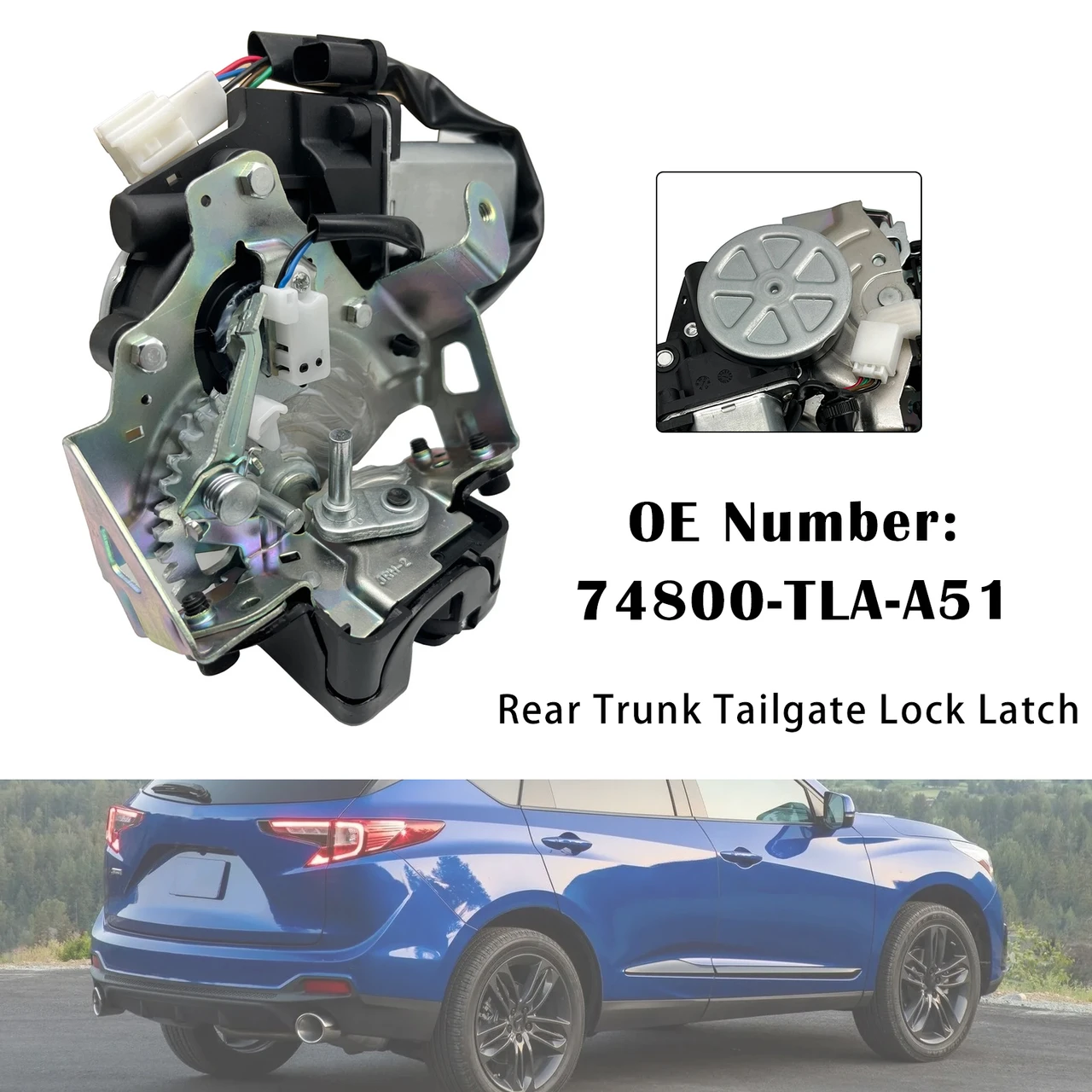 Rear Trunk Tailgate Lock Latch 74800-TLA-A51 for Honda CR-V 17-22 Odyssey 18-23