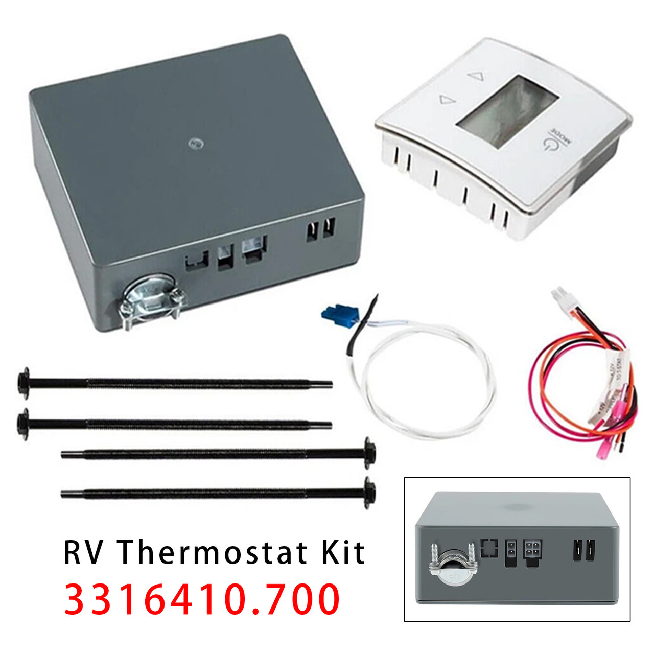 3316410.700 Single Zone RV Air Conditioner Thermostat W/ Control Kit