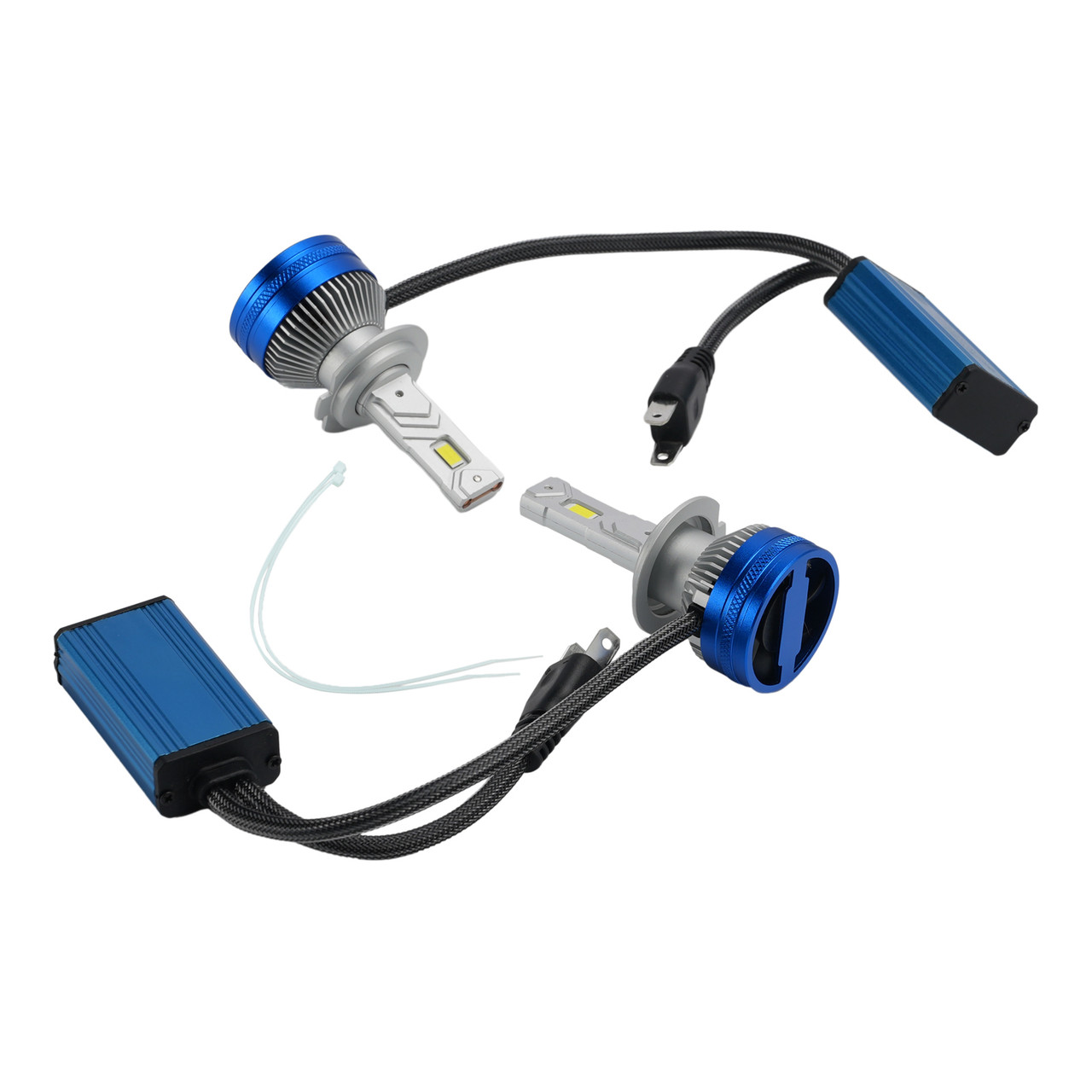 LED Headlight Bulb Kit High Low Beam Lamp H7 24V 65W 6500K For HELLA