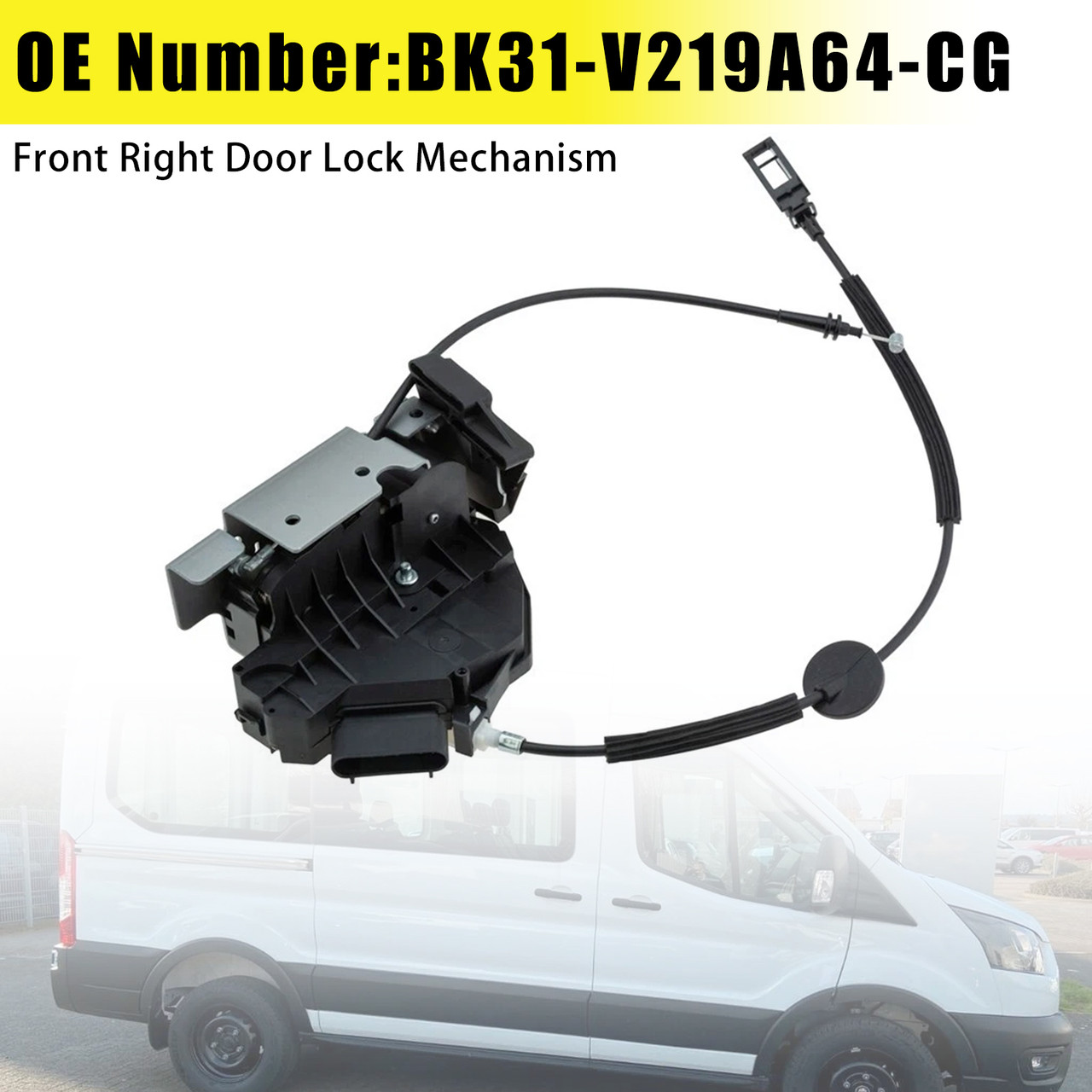 Front Right Door Lock Mechanism BK31-V219A64-CG For Ford Transit V363 Bus 2013-2025