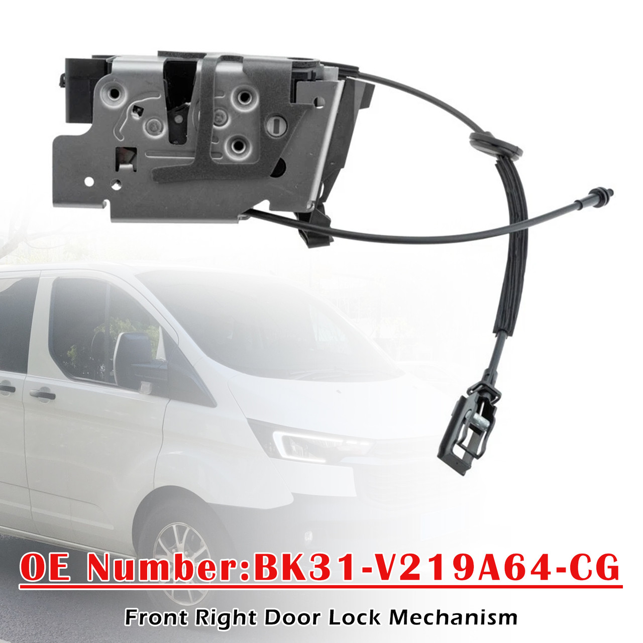 Front Right Door Lock Mechanism BK31-V219A64-CG For Ford Transit V363 Bus 2013-2025