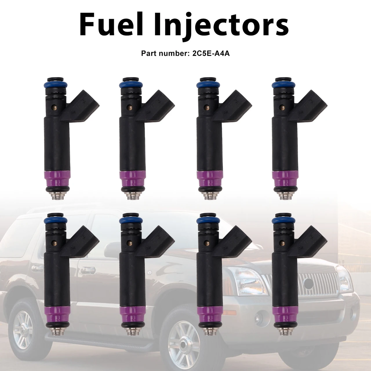 8PC 2C5E-A4A Fuel Injectors For Mercury Ford 4.6L V8 2003-2010