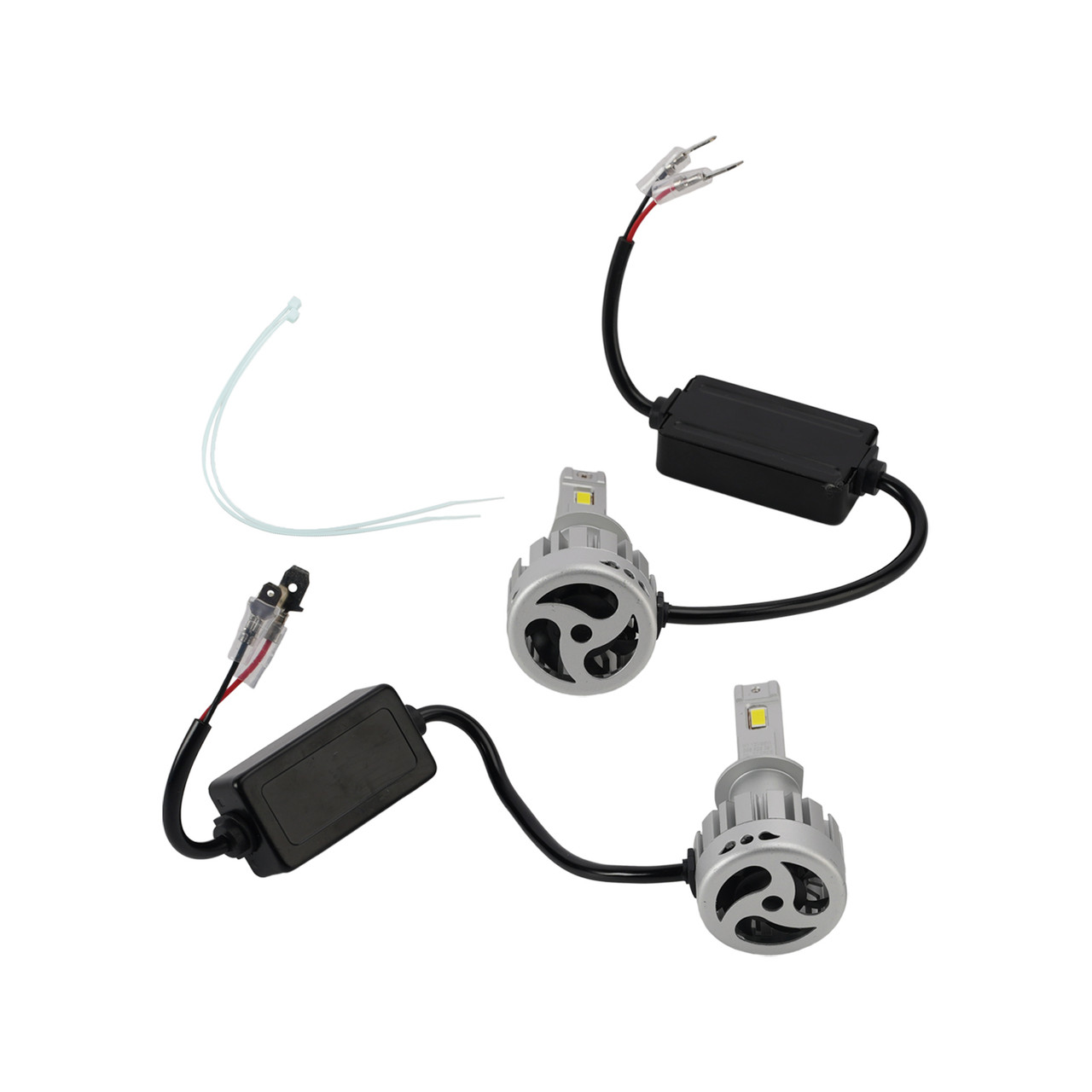 LED Headlight Bulb Kit High Low Beam Lamp H1 12V 55W 6500K 4000LM For HELLA