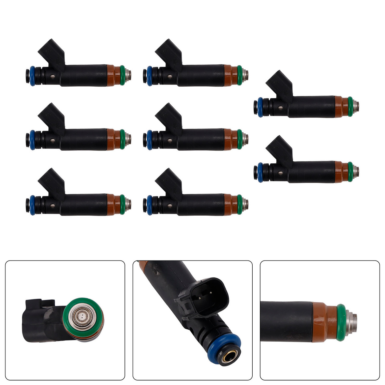 8PC 800-1468N Fuel Injectors 4L8Z9F593AA For Mercury Mariner Ford Explorer