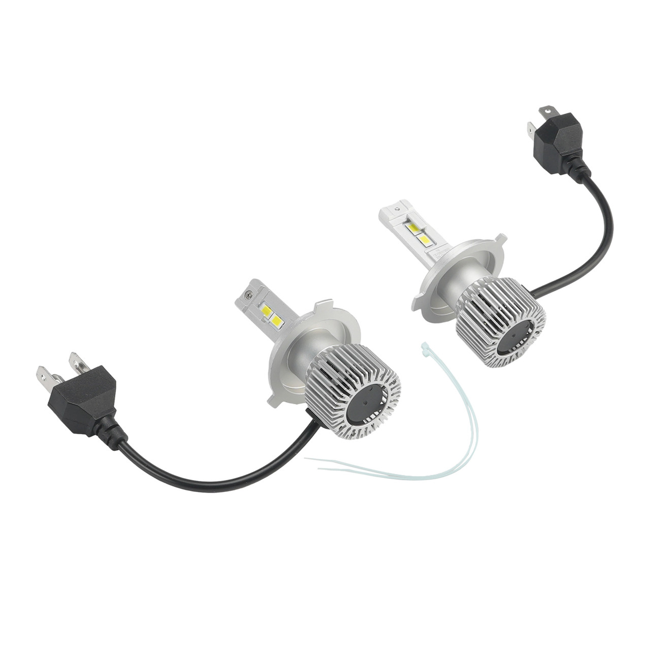 LED Headlight Bulb Kit High Low Beam Lamp H4 12V 35W 6500K 2500LM For HELLA