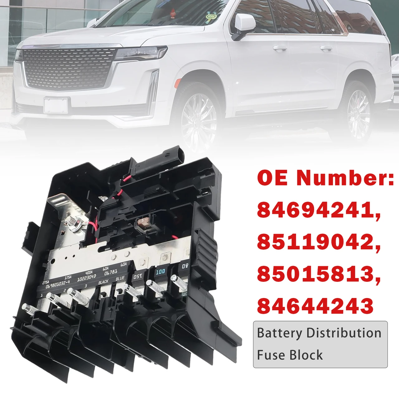 Battery Distribution Fuse Block For GMC Sierra Yukon  Cadillac Escalade