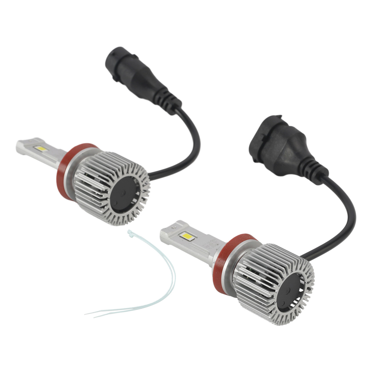 LED Headlight Bulb Kit Hi/Low Beam H8/H9/H11 12V 35W 6500K 2500LM For HELLA