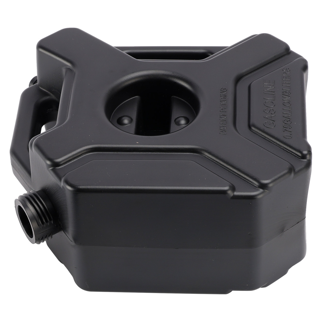 3L Oil Gas Container Anti-static Jerry Can Fuel Tank Black For Touring Adventure