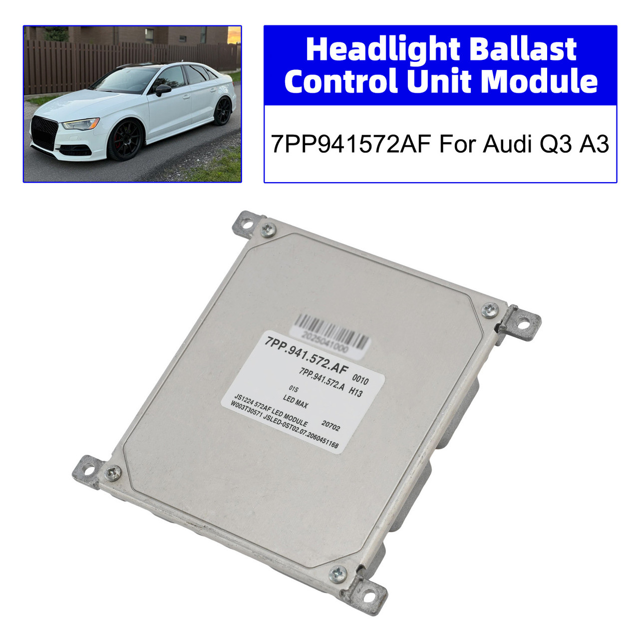 Headlight Ballast Control Unit Module 7PP941572AF For Audi Q3 A3
