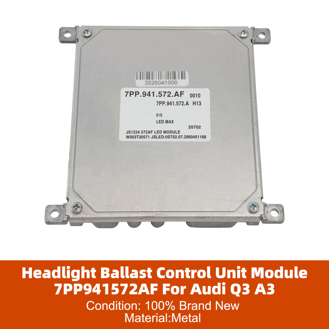 Headlight Ballast Control Unit Module 7PP941572AF For Audi Q3 A3