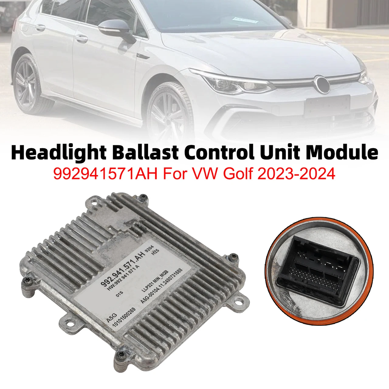 Headlight Ballast Control Unit Module 992941571AH For VW Golf 2023-2024
