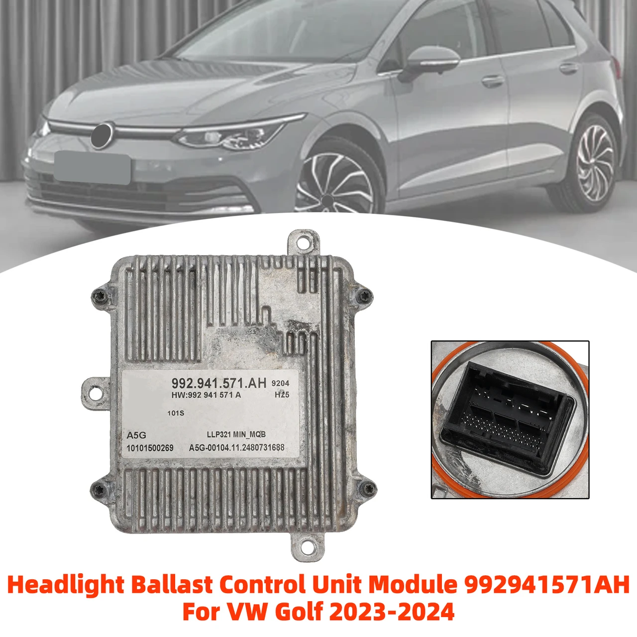 Headlight Ballast Control Unit Module 992941571AH For VW Golf 2023-2024