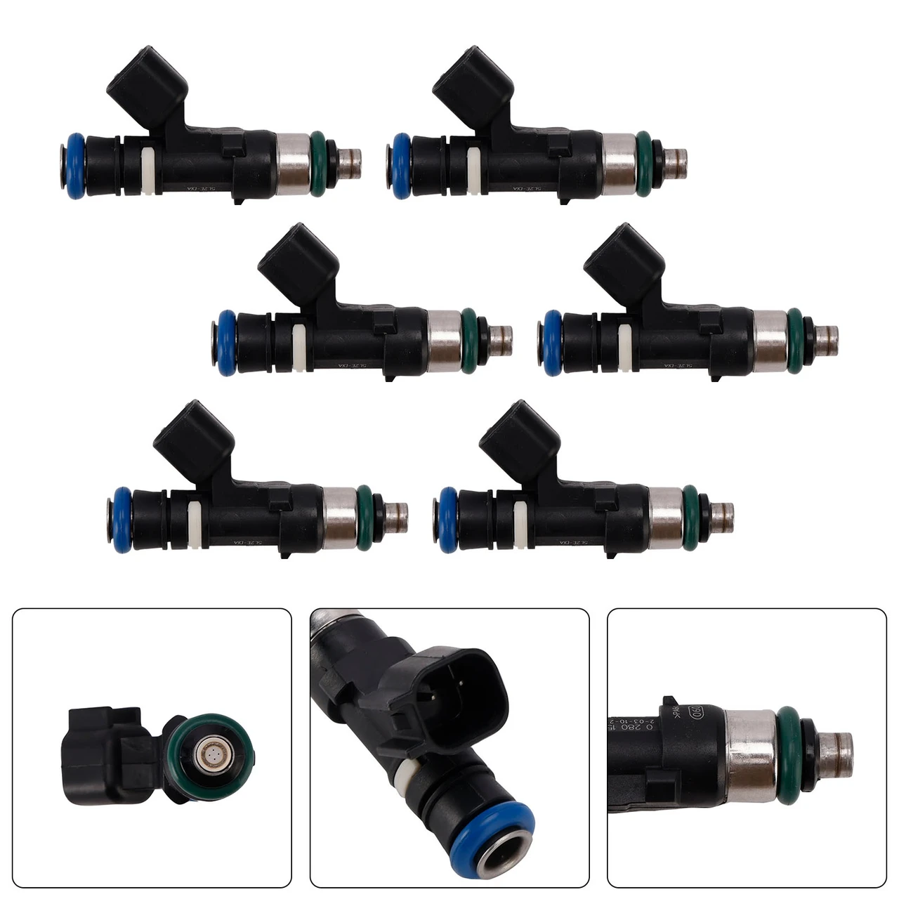 6PC 822-11191 Fuel Injectors 0280158056 For Mercury Mountaineer Ford