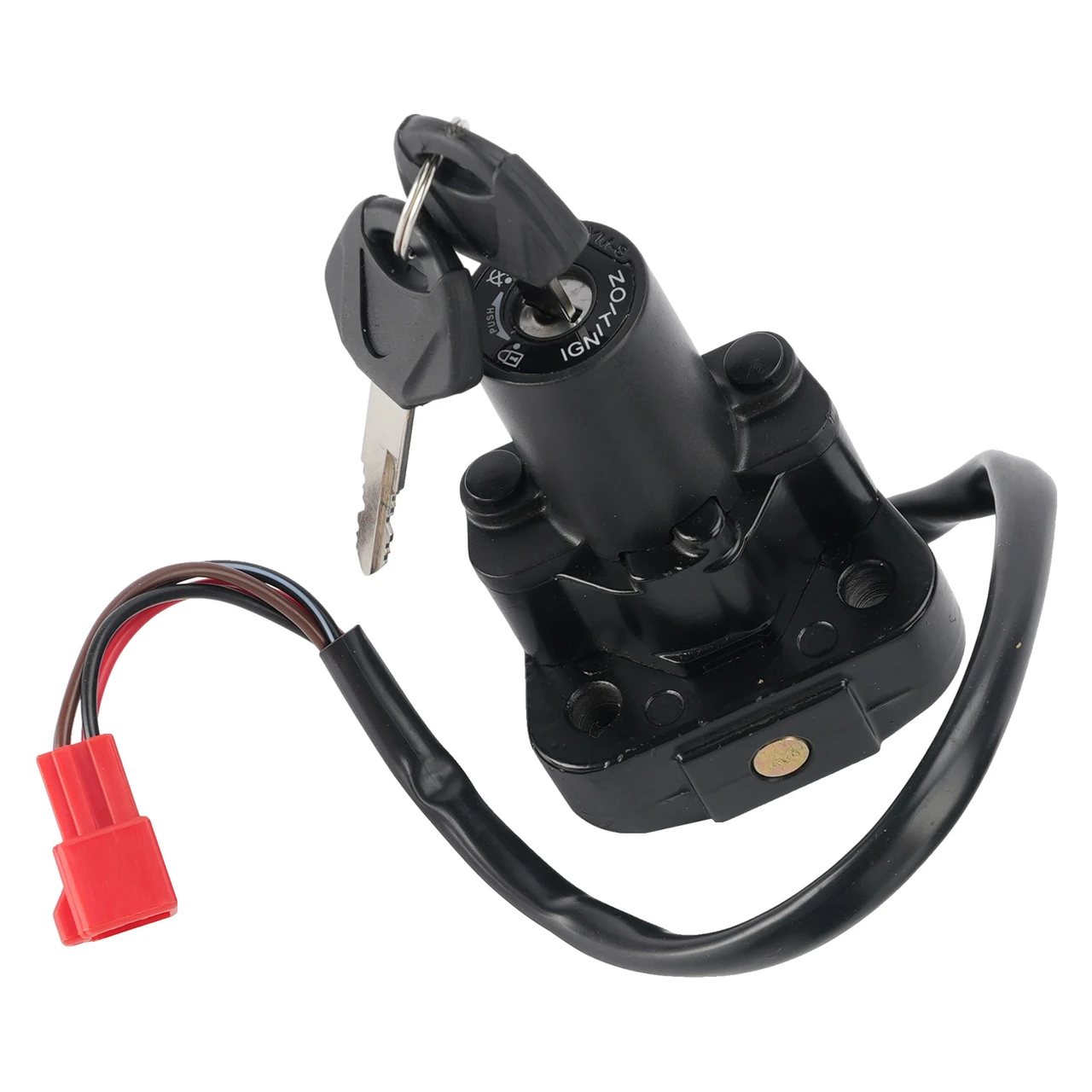 4-Wire Ignition Switch Fuel Cap Helmet Lock Set For Yamaha XT 250 X Serow 05-17