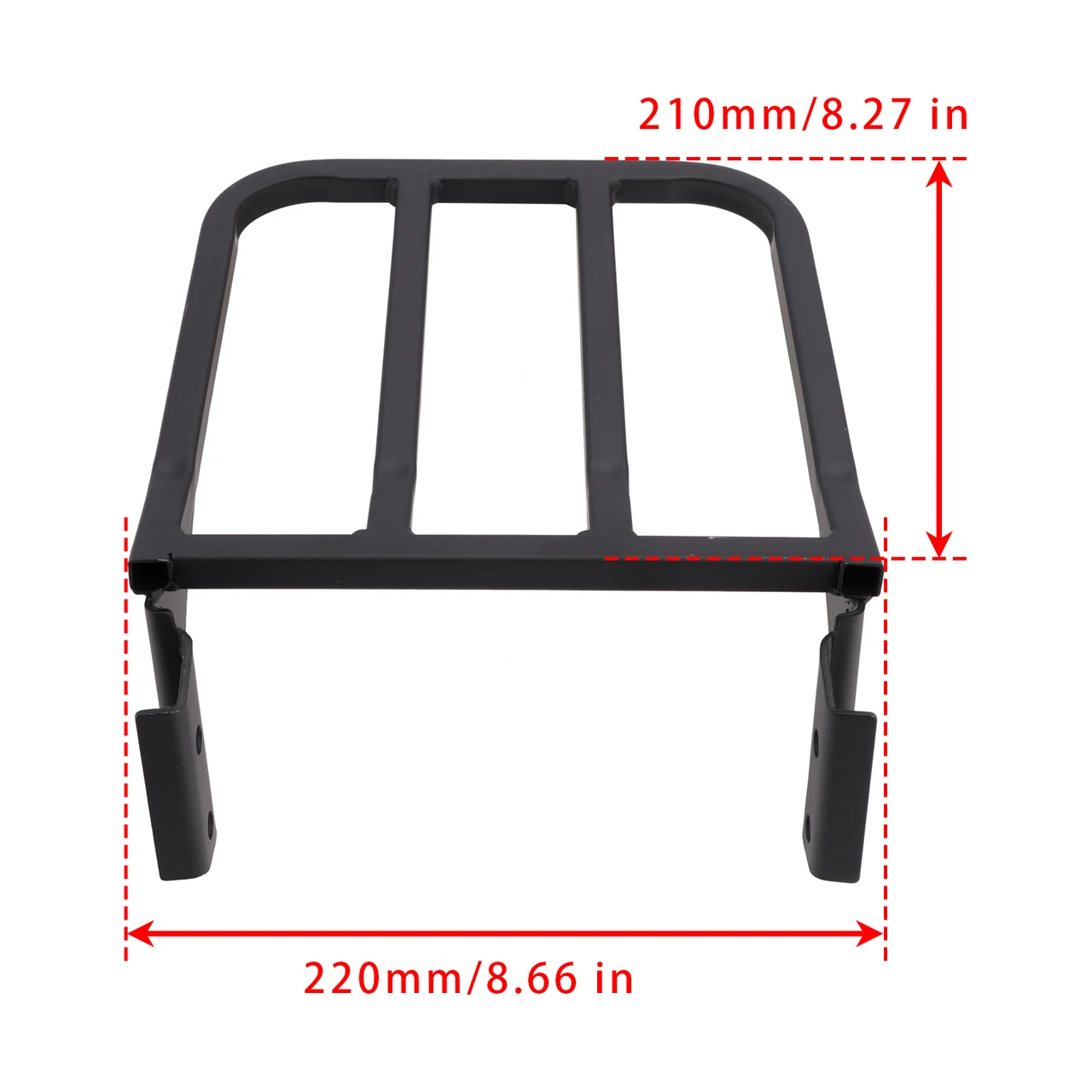 Sissy Bar Backrest Luggage Rack For Heritage Softail Dyna Sportster 1986+ Black