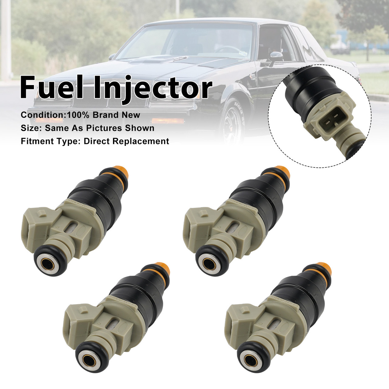 4Pcs Fuel Injector For Ford Ranger 1985-1991 For Mazda B3000 1997 FJ689
