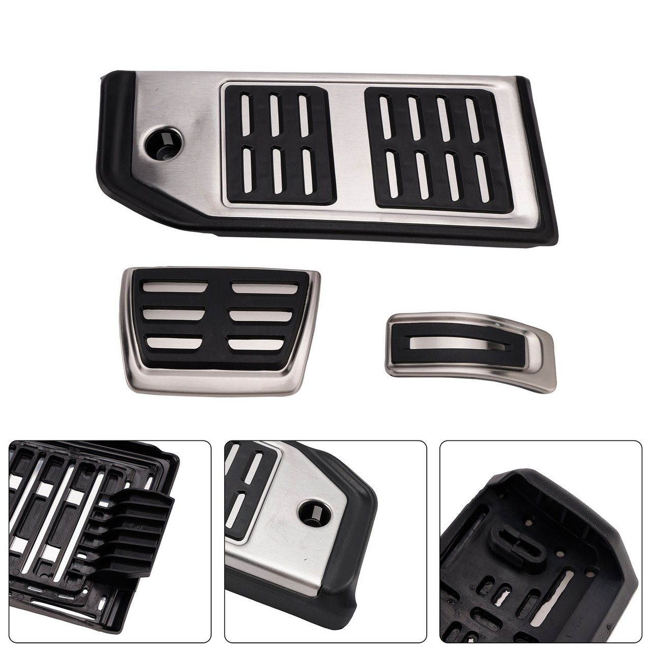 Pedal Set Pedals Pedal Caps For Audi Q7 4MB 2015-2025 Q8 4MN 2018-2025