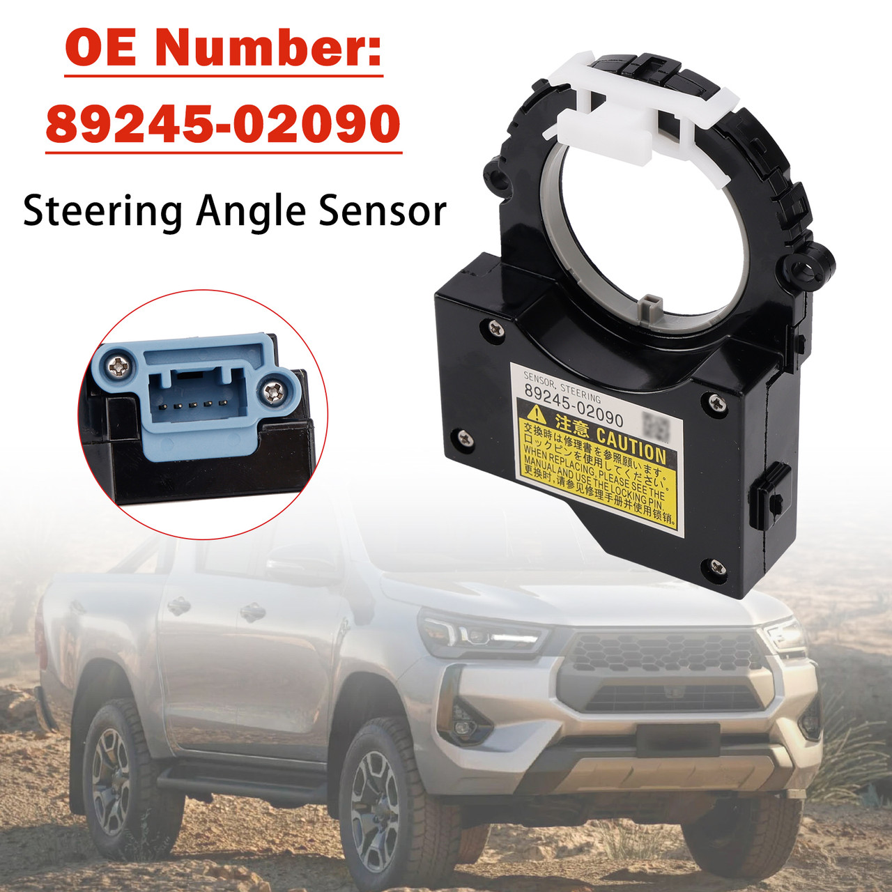 Steering Angle Sensor 89245-02090 For Toyota