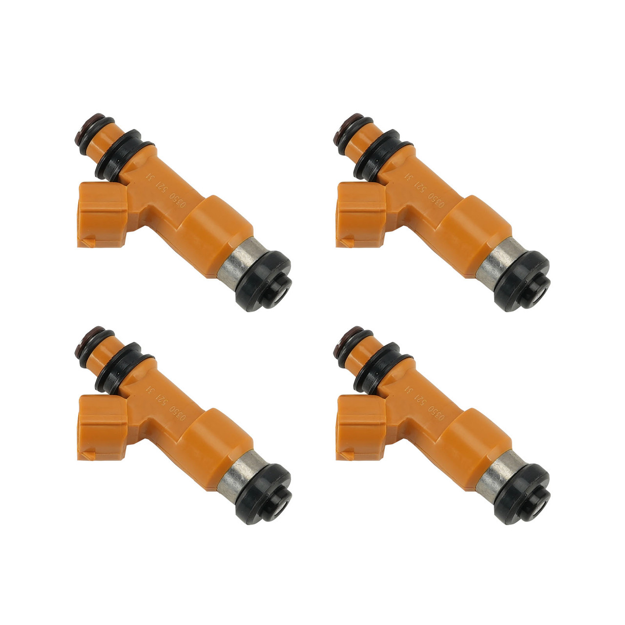 4PC Fuel Injectors 5VX-13761-00-00 For Yamaha FZ6 04-09 FZ6R 09-17