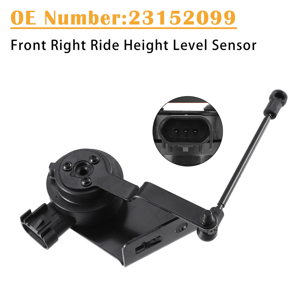 Front Right Ride Height Level Sensor 23152099 for Chevy Silverado GMC Sierra 1500