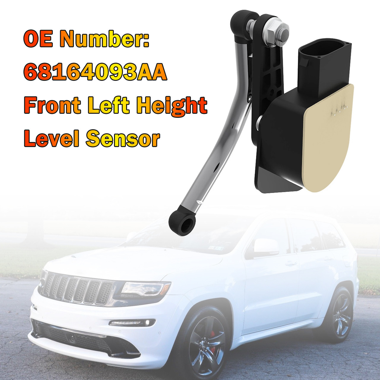 Front Left Height Level Sensor 68164093AA For Jeep Grand Cherokee 2011-2015