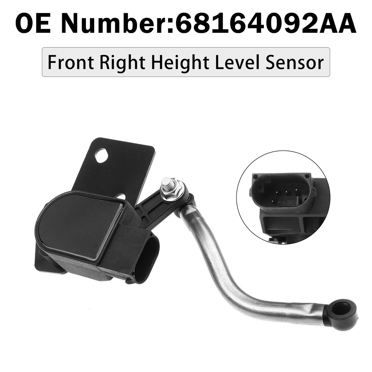 Front Right Height Level Sensor 68164092AA For Jeep Grand Cherokee 2011-2015