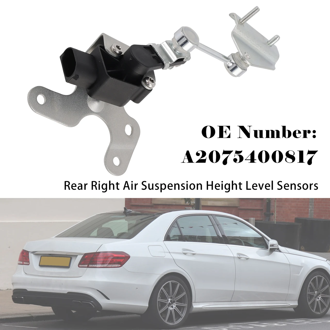 Rear Right Air Suspension Height Level Sensors For Mercedes W212 S212 A207 C207 X204