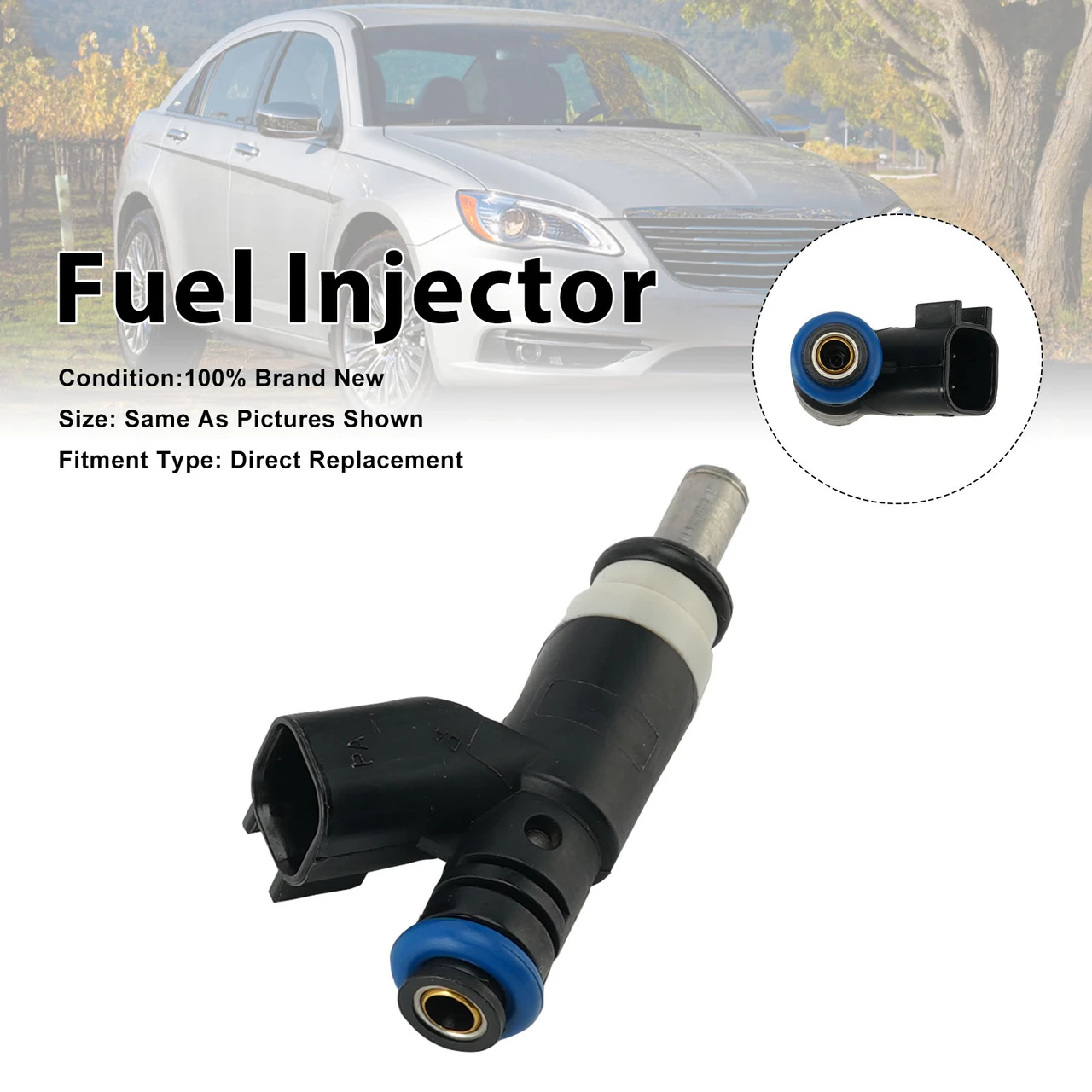 1Pcs Fuel Injector For Dodge Avenger 2008-14 Caliber 2007-2012 04891577AA
